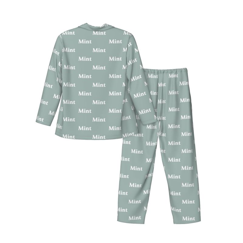 オリジナルパジャマ - 名前入り 男性 パジャマセット カスタム長袖パジャマ