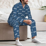 画像をギャラリービューアに読み込む, オリジナルパジャマ - 名前入り 男性 パジャマセット カスタム長袖パジャマ

