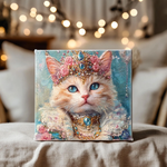 画像をギャラリービューアに読み込む, うちの子 ペットが西洋肖像画風になるペットキャンバスアート｜ギフト・記念日にも Cat
