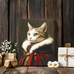 画像をギャラリービューアに読み込む, うちの子 ペットが西洋肖像画風になるペットキャンバスアート｜ギフト・記念日にも Cat
