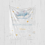 画像をギャラリービューアに読み込む, 出産祝いに名前入り大判ブランケット 女の子 男の子 赤ちゃん ベイビー★ 最高のギフト★眠い象  11/08
