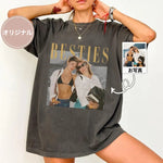 画像をギャラリービューアに読み込む, 【写真カスタム】親友との思い出をTシャツに｜ベスティーズ オリジナルフォトTシャツ｜誕生日・友達へのプレゼントに◎

