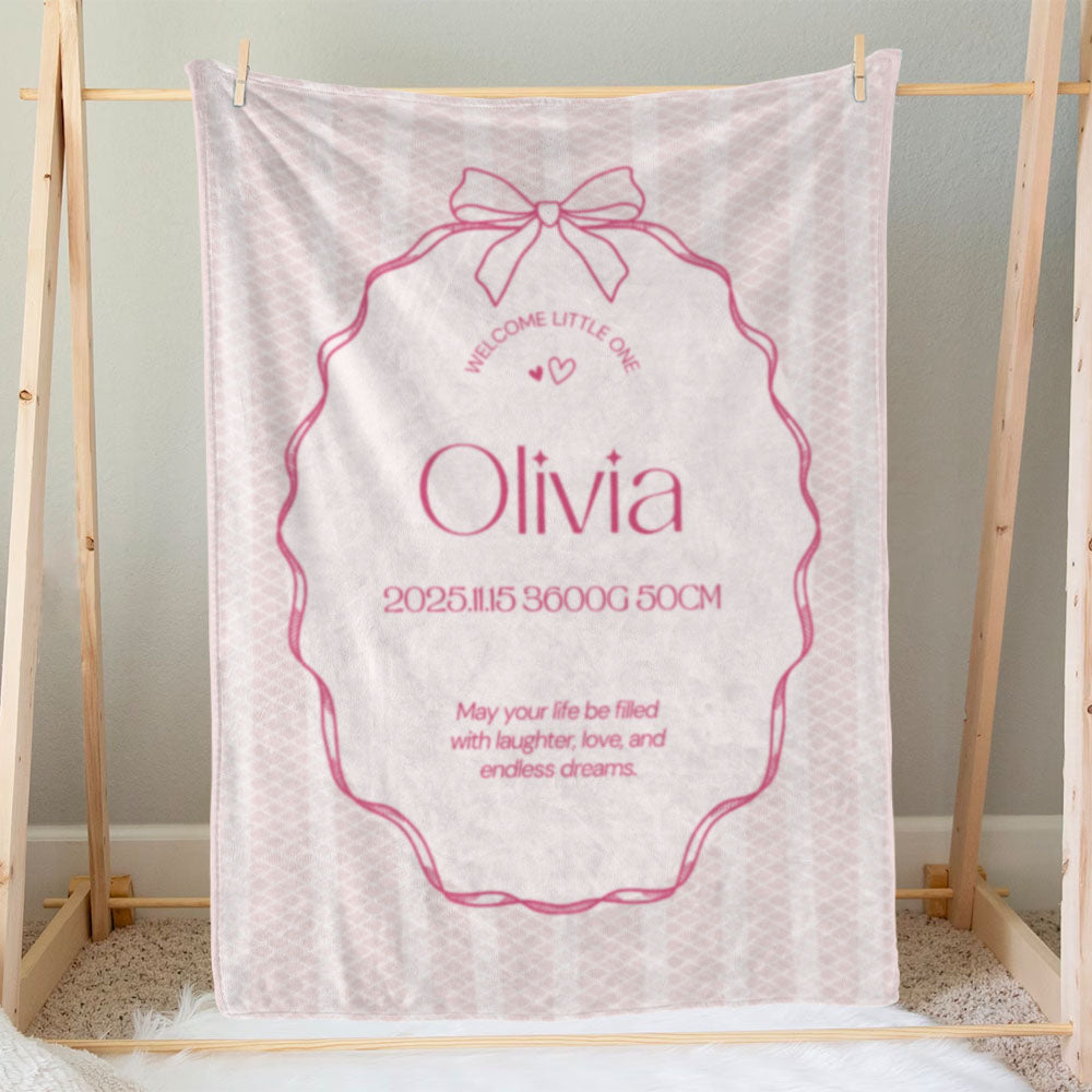 出産祝いに名前入り大判ブランケット 女の子 男の子 赤ちゃん ベイビー★ 最高のギフト★レトロスタイル 2 - 11/08
