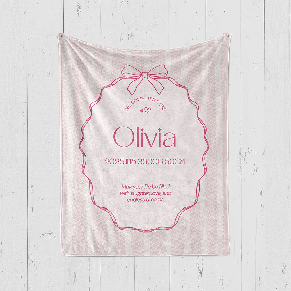 出産祝いに名前入り大判ブランケット 女の子 男の子 赤ちゃん ベイビー★ 最高のギフト★レトロスタイル 2 - 11/08