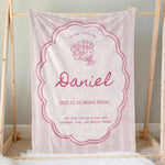 画像をギャラリービューアに読み込む, 出産祝いに名前入り大判ブランケット 女の子 男の子 赤ちゃん ベイビー★ 最高のギフト★レトロスタイル 4 - 11/08
