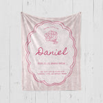 画像をギャラリービューアに読み込む, 出産祝いに名前入り大判ブランケット 女の子 男の子 赤ちゃん ベイビー★ 最高のギフト★レトロスタイル 4 - 11/08
