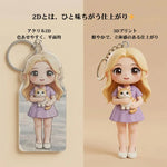 画像をギャラリービューアに読み込む, 【オーダーメイド】3Dフィギュアキーホルダー｜あなただけの世界にひとつのミニチュア
