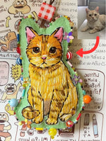 画像をギャラリービューアに読み込む, 【オーダーメイド】愛犬・愛猫の刺繍チャーム・キーホルダー｜バッグ・キーホルダー・車用
