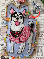 画像をギャラリービューアに読み込む, 【オーダーメイド】愛犬・愛猫の刺繍チャーム・キーホルダー｜バッグ・キーホルダー・車用
