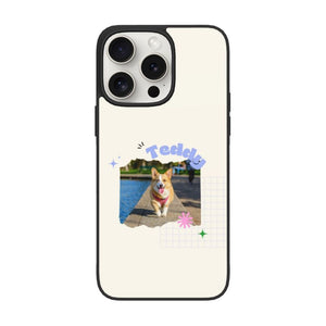 【オーダーメイド】かわいいうちの子をスマホケースに♪ﾍﾟｯﾄ 犬 猫 iPhone - デザイン 7