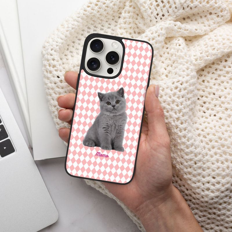 【オーダーメイド】かわいいうちの子をスマホケースに♪ﾍﾟｯﾄ 犬 猫 iPhone - デザイン 8
