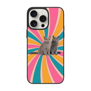 【オーダーメイド】かわいいうちの子をスマホケースに♪ﾍﾟｯﾄ 犬 猫 iPhone - デザイン 3