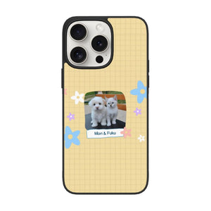 【オーダーメイド】かわいいうちの子をスマホケースに♪ﾍﾟｯﾄ 犬 猫 iPhone - デザイン 5