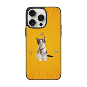 【オーダーメイド】かわいいうちの子をスマホケースに♪ﾍﾟｯﾄ 犬 猫 iPhone - デザイン 1