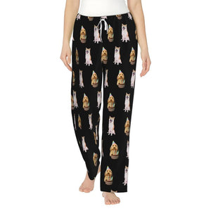 ペット写真でつくるオリジナルパジャマパンツ - 女性 カスタムパジャマ- 21下地色