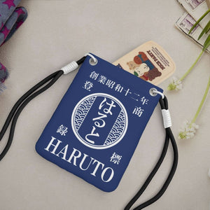 NEW【オーダーメイド】名前入り☆商店風☆名前入りショルダースマホポーチ ♪  斜め掛け ミニバッグ  ギフトにも最適