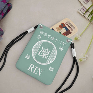NEW【オーダーメイド】名前入り☆商店風☆名前入りショルダースマホポーチ ♪  斜め掛け ミニバッグ  ギフトにも最適