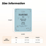 画像をギャラリービューアに読み込む, 【オーダーメイド】命名書 メタル ネームプレート 名入れ オーダー 出産祝い・ベビー記念・ 内祝い ｜ カリグラフィーデザイン
