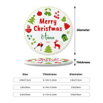 将图片加载到图库查看器，2025クリスマス限定！オーダーメイド クリスマスオーナメント｜名前入り・陶器製｜MERRY CHRISTMAS
