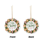 将图片加载到图库查看器，2025クリスマス限定！オーダーメイド クリスマスオーナメント｜名前入り・陶器製｜ジンジャーブレッド
