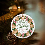 将图片加载到图库查看器，2025クリスマス限定！オーダーメイド クリスマスオーナメント｜名前入り・陶器製｜ジンジャーブレッド
