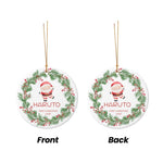 将图片加载到图库查看器，2025クリスマス限定！オーダーメイド クリスマスオーナメント｜名前入り・選べるデザイン・陶器製｜グリーンリース 2
