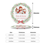 将图片加载到图库查看器，2025クリスマス限定！オーダーメイド クリスマスオーナメント｜名前入り・選べるデザイン・陶器製｜グリーンリース 3
