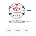 将图片加载到图库查看器，2025クリスマス限定！オーダーメイド クリスマスオーナメント｜名前入り・陶器製｜SNOWMAN 雪だるま
