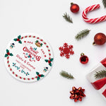 将图片加载到图库查看器，2025クリスマス限定！オーダーメイド クリスマスオーナメント｜名前入り・陶器製｜SNOWMAN 雪だるま
