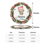 将图片加载到图库查看器，2025クリスマス限定！オーダーメイド クリスマスオーナメント｜名前入り・選べるデザイン・陶器製｜グリーンリース 5
