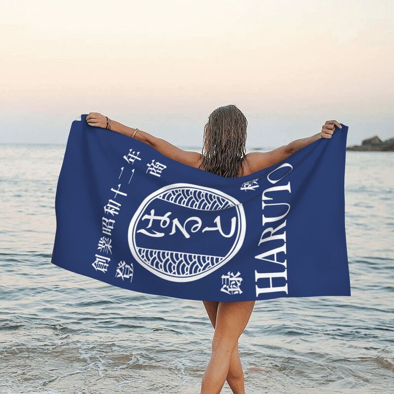 NEW! 名前入り☆商店風☆速乾ビーチタオル♪ 創業年・開店祝い・誕生日ギフト