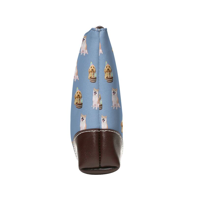 ペット写真でつくるオリジナル  レザークラッチバッグ