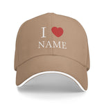 画像をギャラリービューアに読み込む, I LOVE ○○ 名前入り 野球帽♪ オリジナル名入れギフト
