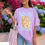 画像をギャラリービューアに読み込む, 【名入れ】うちの子水彩イラストTシャツ｜ペット写真で作るオリジナルTシャツ
