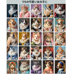 画像をギャラリービューアに読み込む, うちの子 ペットが西洋肖像画風になるペットキャンバスアート｜ギフト・記念日にも Cat 4
