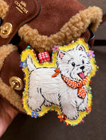 画像をギャラリービューアに読み込む, 【オーダーメイド】愛犬・愛猫の刺繍チャーム・キーホルダー｜バッグ・キーホルダー・車用
