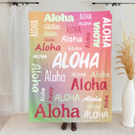 将图片加载到图库查看器，【虹】名前入りブランケット 膝掛け　ひざ掛け  誕生日ギフト 出産祝い
