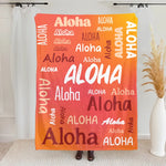 将图片加载到图库查看器，【虹】名前入りブランケット 膝掛け　ひざ掛け  誕生日ギフト 出産祝い
