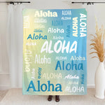 将图片加载到图库查看器，【虹】名前入りブランケット 膝掛け　ひざ掛け  誕生日ギフト 出産祝い
