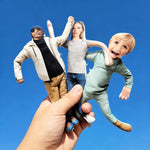 画像をギャラリービューアに読み込む, おもしろぬいぐるみ｜人物・ペット 写真オーダーメイド 全身 ファニー カスタム クッション人形 25cm ギフト 爆笑ギフト
