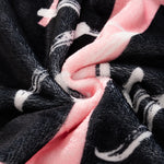 画像をギャラリービューアに読み込む, うちの子グッズ ブランケット ペット写真6-12枚 1-4 名前 膝掛け ひざ掛け 愛犬猫 オーダーメイド - Paw Print
