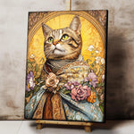 画像をギャラリービューアに読み込む, うちの子 ペットが西洋肖像画風になるペットキャンバスアート｜ギフト・記念日にも - ビクトリア朝のコスチューム
