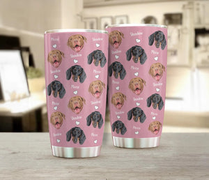 うちの子グッズ  ペット写真 ステンレスタンブラー 愛犬猫 オーダーメイド ステンレス製の名入れマグカップ