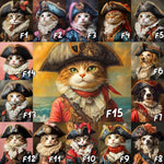 画像をギャラリービューアに読み込む, うちの子 ペットが西洋肖像画風になるペットキャンバスアート｜ギフト・記念日にも - 海賊
