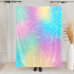 将图片加载到图库查看器，【虹】名前入りブランケット 膝掛け　ひざ掛け  誕生日ギフト 出産祝い
