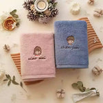 画像をギャラリービューアに読み込む, 【お名前刺繍入り】オーガニックコットン タオル 刺繍 名入れ 名前入りバスタオル
